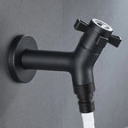 Wall-Mounted Garden Faucet 304 Stainless Steel Brass Valve