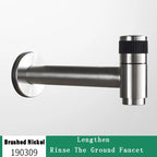 Wall-Mounted Garden Faucet 304 Stainless Steel Brass Valve
