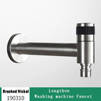 Wall-Mounted Garden Faucet 304 Stainless Steel Brass Valve