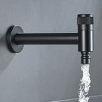 Wall-Mounted Garden Faucet 304 Stainless Steel Brass Valve