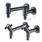 Wall-Mounted Garden Faucet 304 Stainless Steel Brass Valve