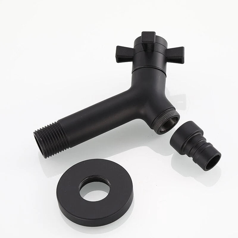 Wall-Mounted Garden Faucet 304 Stainless Steel Brass Valve