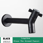 Wall-Mounted Garden Faucet 304 Stainless Steel Brass Valve