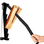 Wall-Mounted Log Splitter Lever-Action Carbon Steel Blade