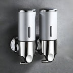 Wall-Mounted Soap Dispenser Brass Finish 500ml Space-Saving
