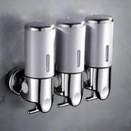 Wall-Mounted Soap Dispenser Brass Finish 500ml Space-Saving