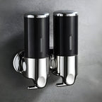Wall-Mounted Soap Dispenser Brass Finish 500ml Space-Saving