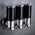Wall-Mounted Soap Dispenser Brass Finish 500ml Space-Saving