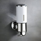 Wall-Mounted Soap Dispenser Brass Finish 500ml Space-Saving