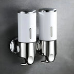 Wall-Mounted Soap Dispenser Brass Finish 500ml Space-Saving