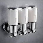 Wall-Mounted Soap Dispenser Brass Finish 500ml Space-Saving