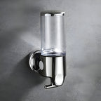 Wall-Mounted Soap Dispenser Brass Finish 500ml Space-Saving