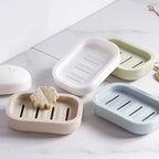 Wall-Mounted Soap Holder Automatic Drainage Self-Adhesive