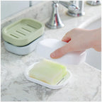 Wall-Mounted Soap Holder Automatic Drainage Self-Adhesive