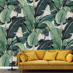 Wall Mural Tropical Banana Leaf Non-Woven Custom Sizes