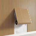 Wall Panels Peel-and-Stick 3D Faux Wood Water-Resistant & Scratch-Proof