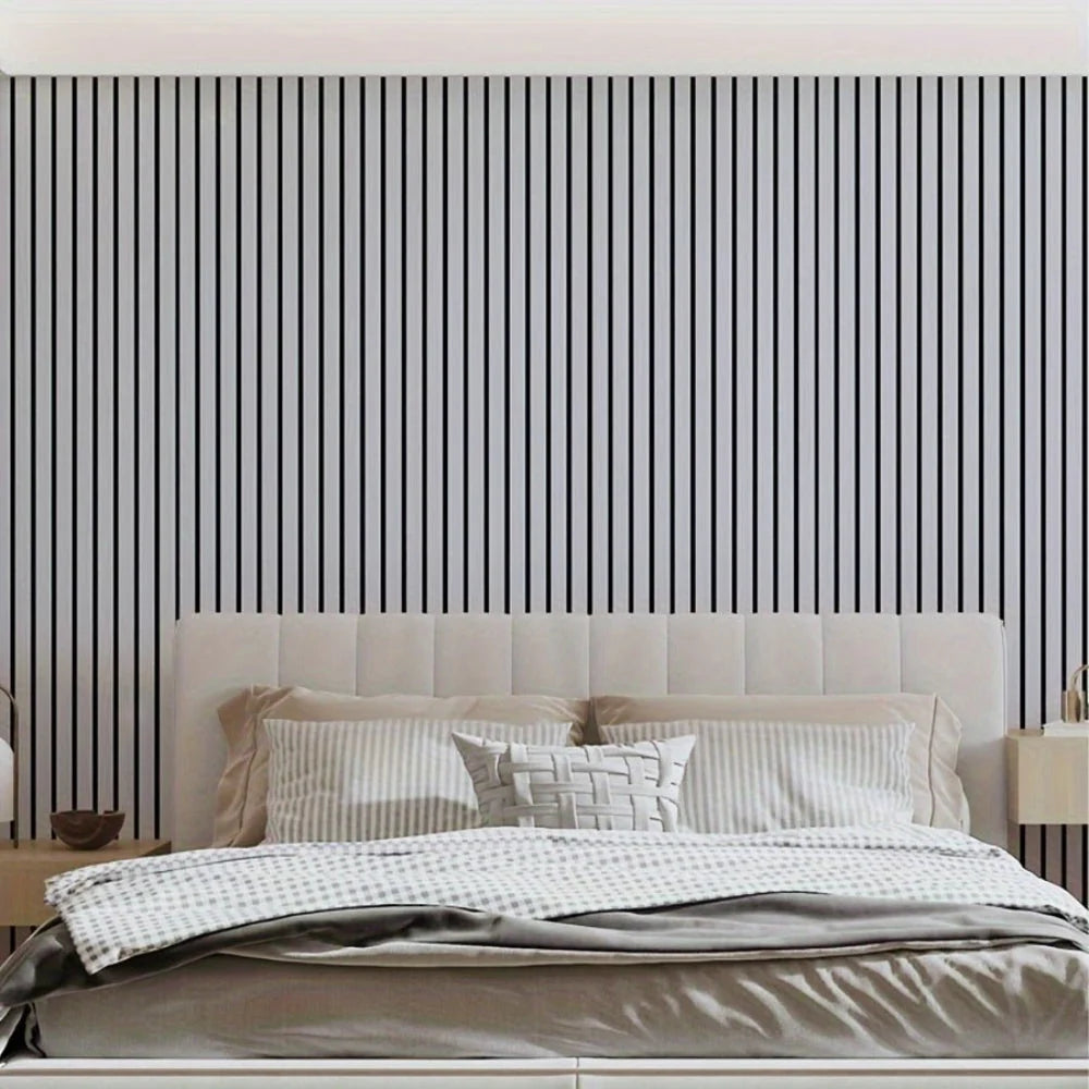 Wall Panels Peel-and-Stick 3D Faux Wood Water-Resistant & Scratch-Proof