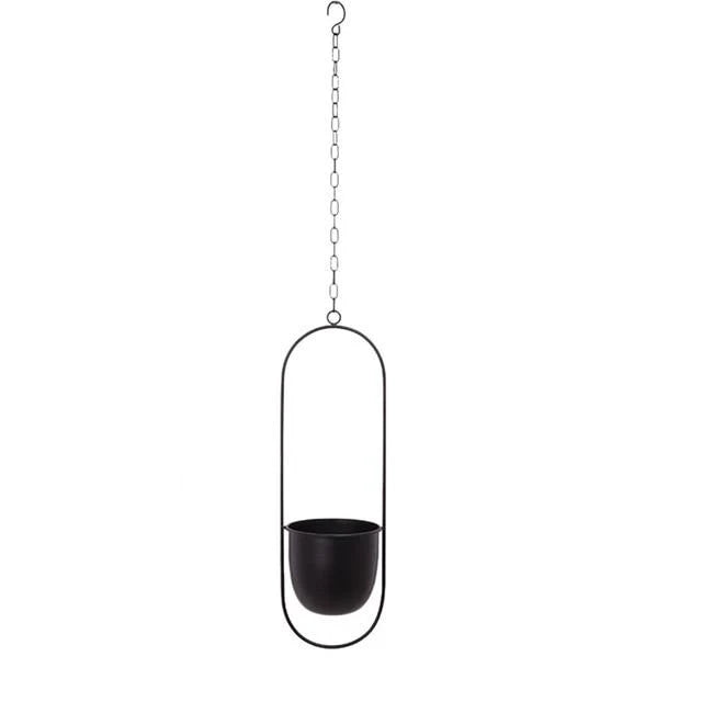 Wall Plant Holder Iron Basket Adjustable Chain