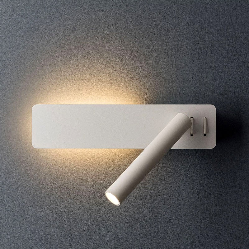 Wall Reading Lamp 360 Degree Rotating Dimmable LED