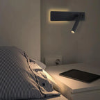 Wall Reading Lamp 360 Degree Rotating Dimmable LED
