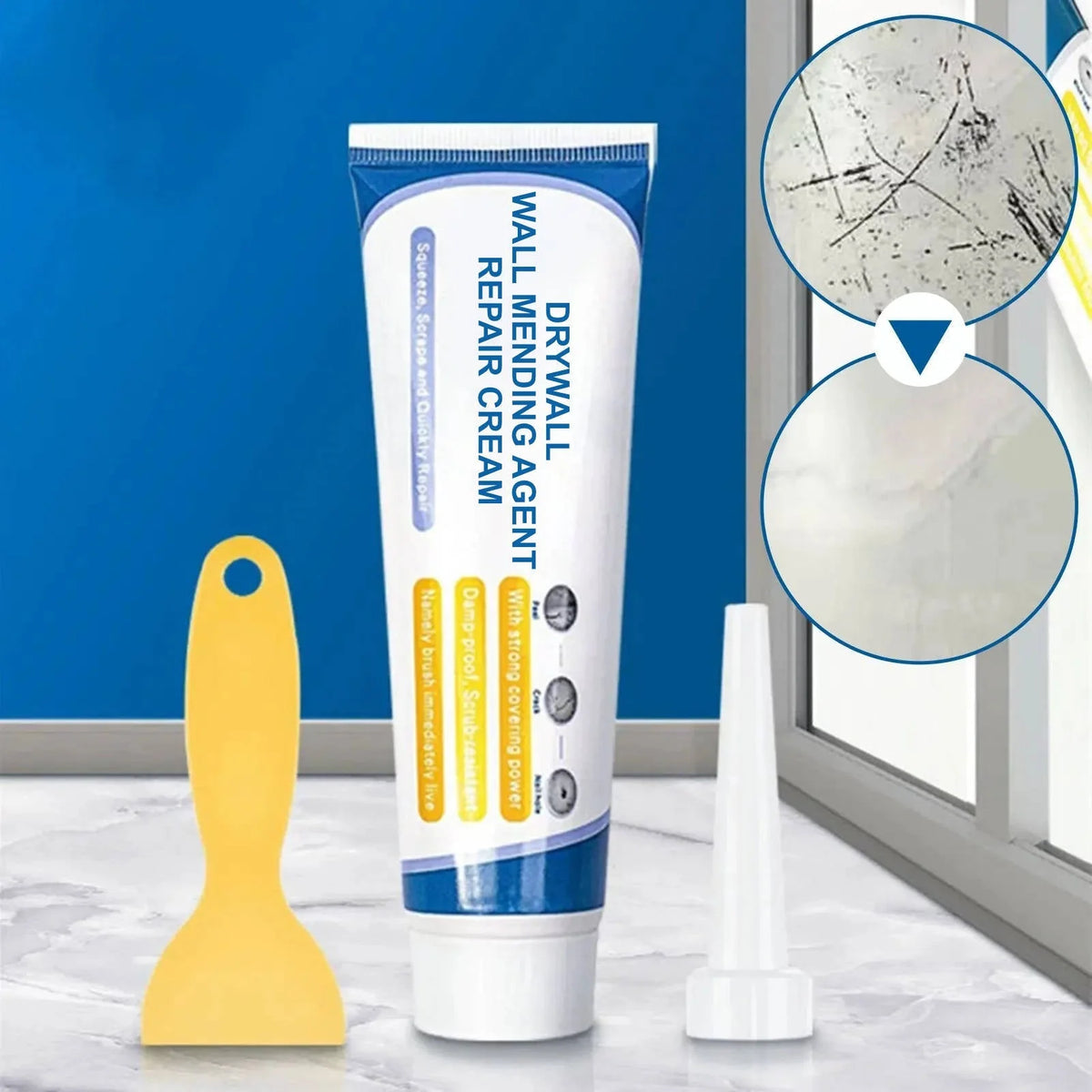 Wall Repair Kit Quick-Drying Waterproof Strong Bond