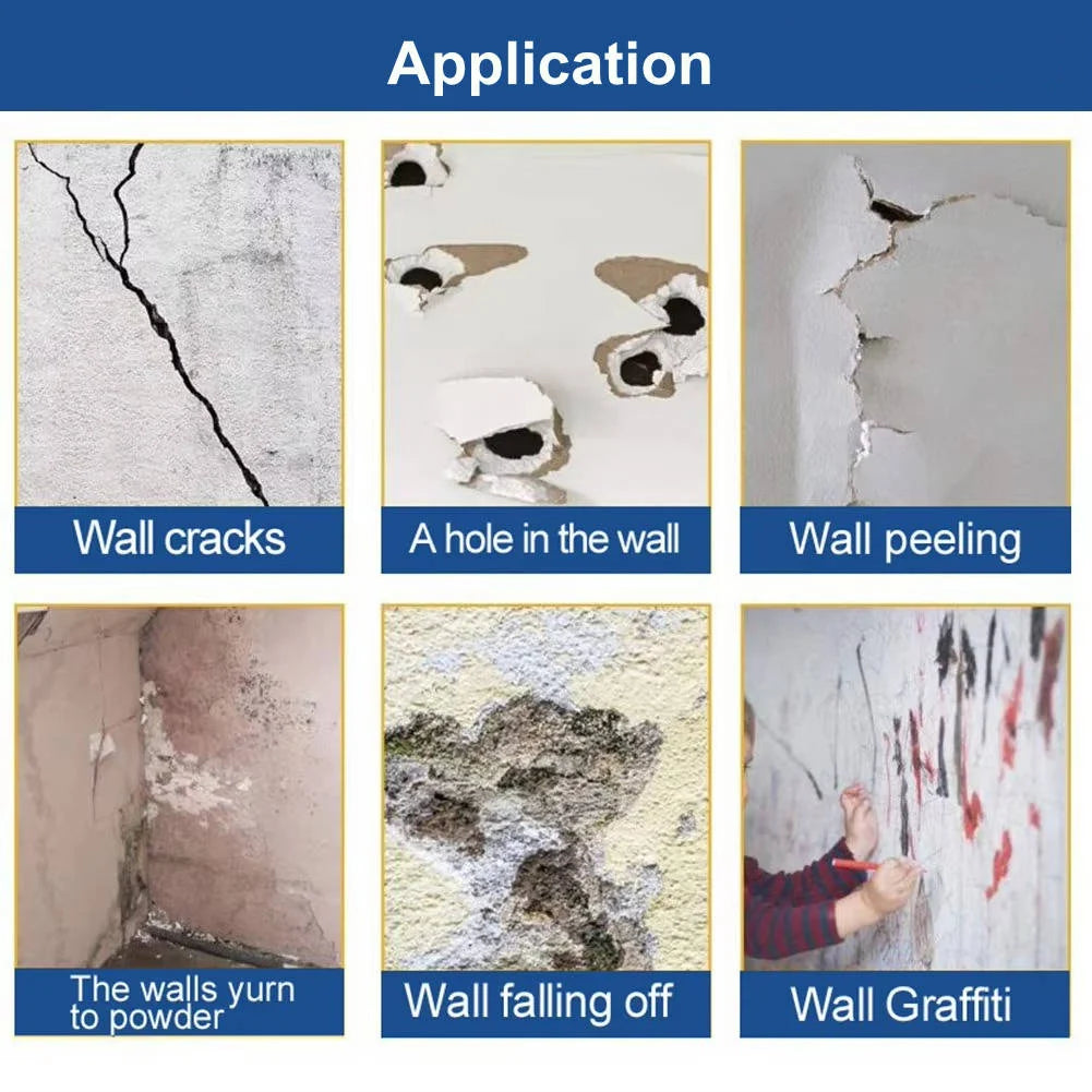Wall Repair Kit Quick-Drying Waterproof Strong Bond