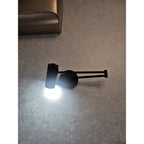 Wall Sconce Adjustable Arm Cylindrical Shade Brass & Black