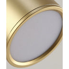 Wall Sconce Adjustable Arm Cylindrical Shade Brass & Black
