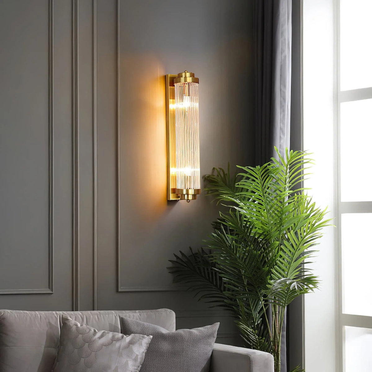 Wall Sconce Art Deco LED Aluminium & Acrylic