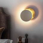 Wall Sconce Backlit Halo Integrated LED Solid Metal