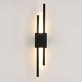 Wall Sconce Black & Gold Iron and Acrylic LED