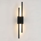 Wall Sconce Black & Gold Iron and Acrylic LED