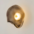 Wall Sconce Curved Frosted Glass Bi-Directional LED
