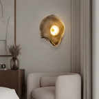 Wall Sconce Curved Frosted Glass Bi-Directional LED