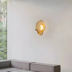 Wall Sconce Curved Frosted Glass Bi-Directional LED