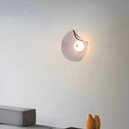 Wall Sconce Curved Frosted Glass Bi-Directional LED
