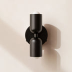 Wall Sconce Dual Adjustable Capsule Shades Hardwired