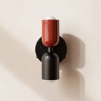 Wall Sconce Dual Adjustable Capsule Shades Hardwired