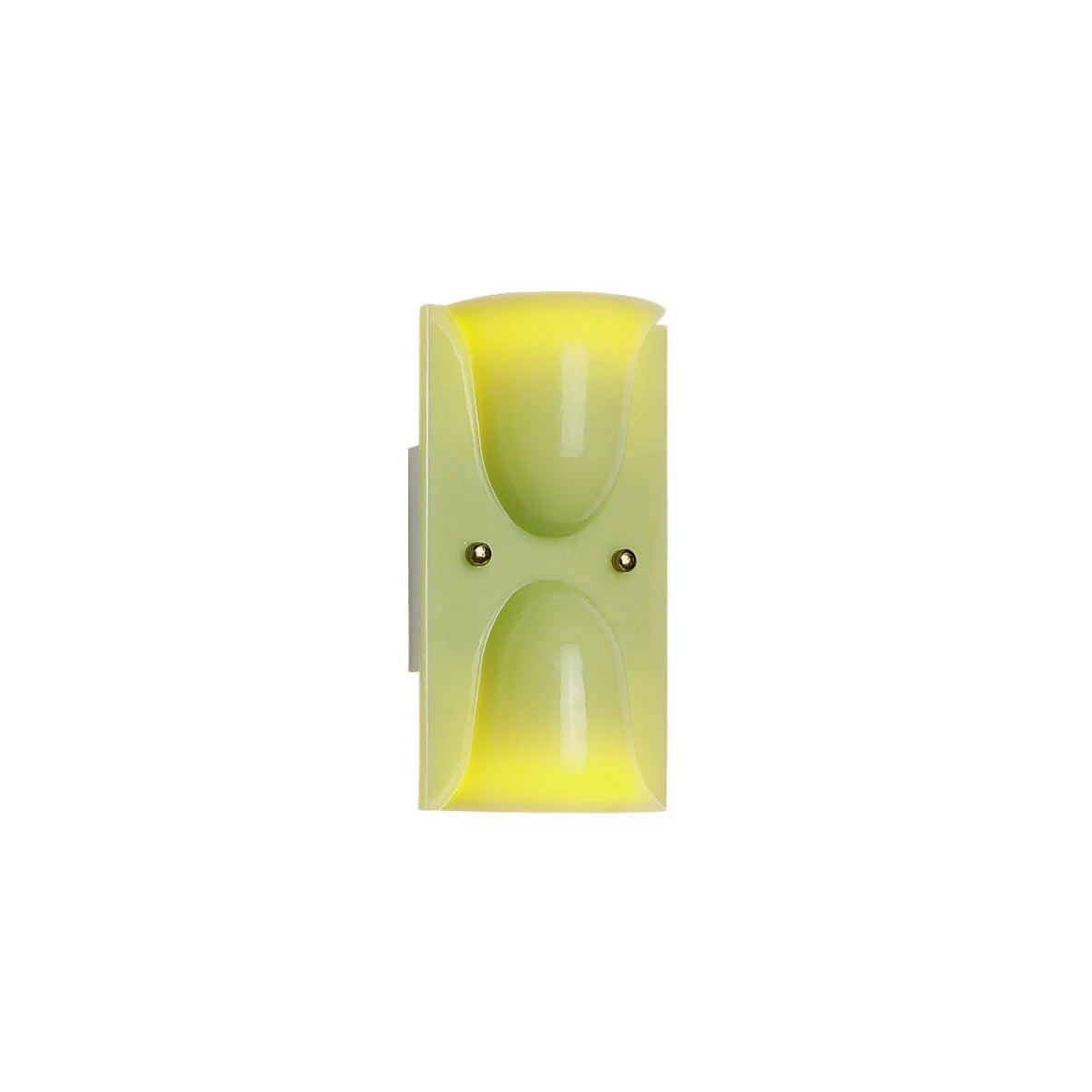 Wall Sconce Folded Geometric Resin Shade & Iron Frame