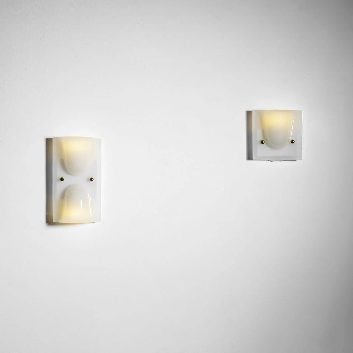 Wall Sconce Folded Geometric Resin Shade & Iron Frame