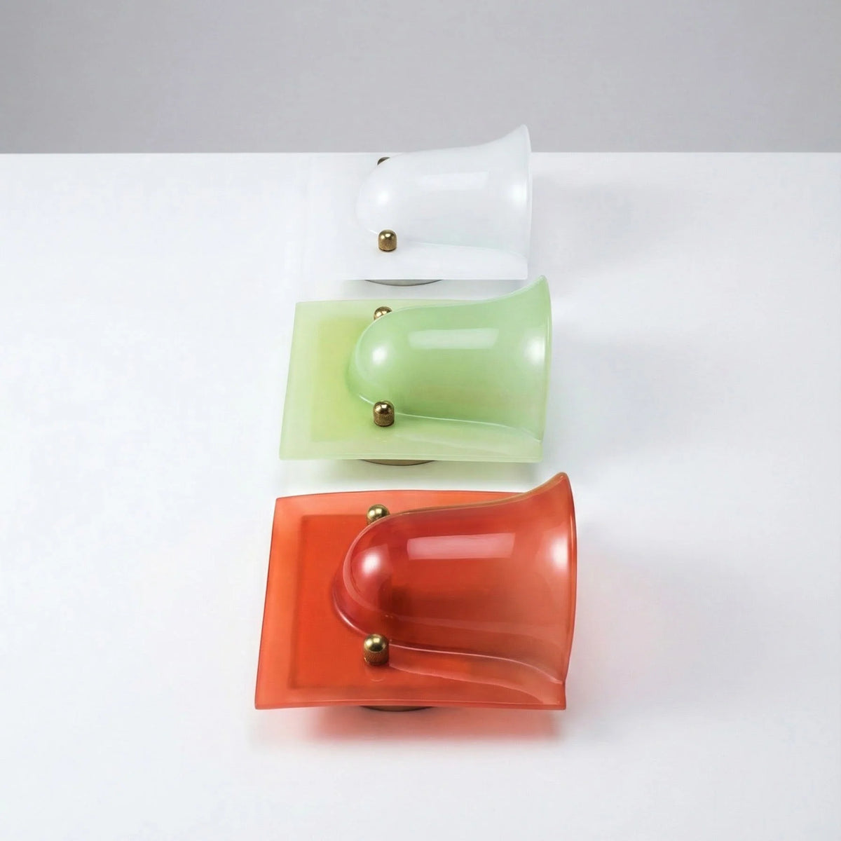 Wall Sconce Folded Geometric Resin Shade & Iron Frame