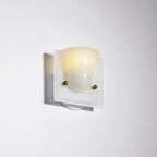 Wall Sconce Folded Geometric Resin Shade & Iron Frame