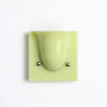 Wall Sconce Folded Geometric Resin Shade & Iron Frame
