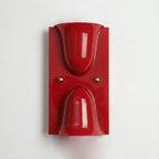 Wall Sconce Folded Geometric Resin Shade & Iron Frame