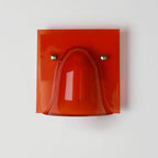 Wall Sconce Folded Geometric Resin Shade & Iron Frame