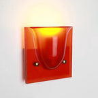 Wall Sconce Folded Geometric Resin Shade & Iron Frame