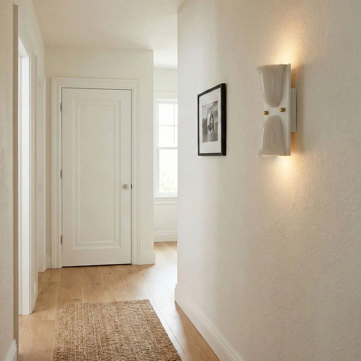 Wall Sconce Folded Geometric Resin Shade & Iron Frame