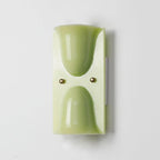 Wall Sconce Folded Geometric Resin Shade & Iron Frame