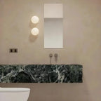 Wall Sconce Frosted Glass Globe Flush Mount