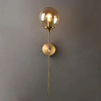 Wall Sconce Glass Globe Warm Diffused Light